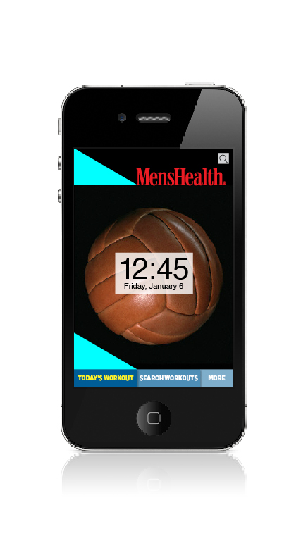 Men's Health Exercise of the Day App for iPhone