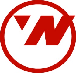 Northwest Airlines. The circle is a compass. The arrow in the upper left corner is pointing..? North West of course!