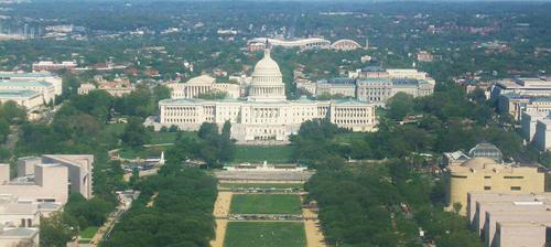 The United States Capitol is at the east end of the National Mall and Memorial Parks. (Creative Commons Photo courtesy of Tyrol5)